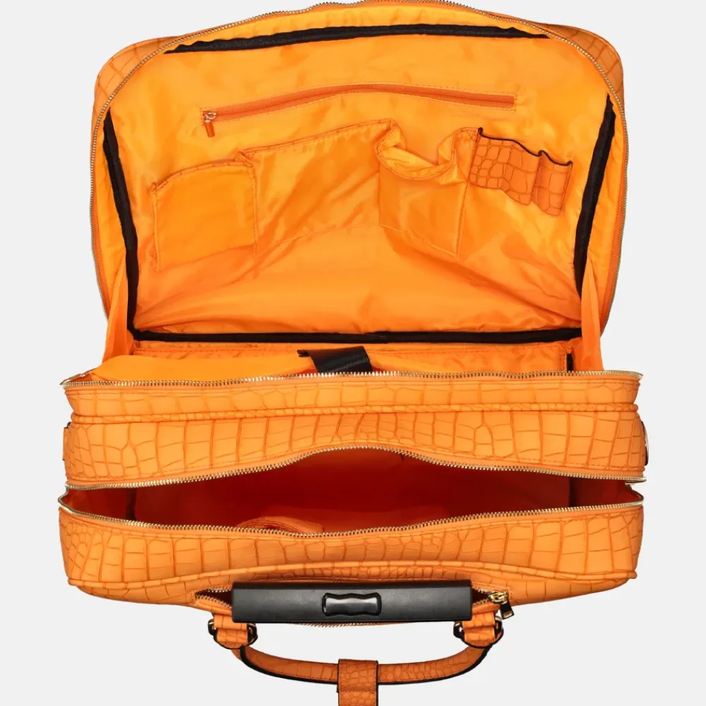 Business Trolleys | Business Trolleys^Olivia Lauren Phoebe business trolley croco orange