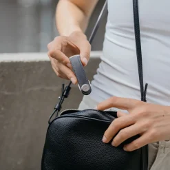 Sleuteletuis^Orbitkey 2.0 Crazy Horse steel grey