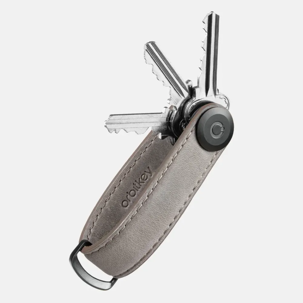 Sleuteletuis^Orbitkey 2.0 Crazy horse sleuteletui driftwood