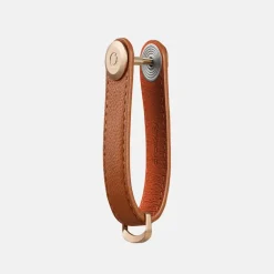 Sleuteletuis^Orbitkey 2.0 Pebbled Leather sleuteletui amber