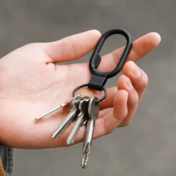Sleutelhangers^Orbitkey Clip Mini sleutelhanger black