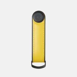 Sleutelhangers^Orbitkey Hybrid Leather sleutelhanger solar yellow