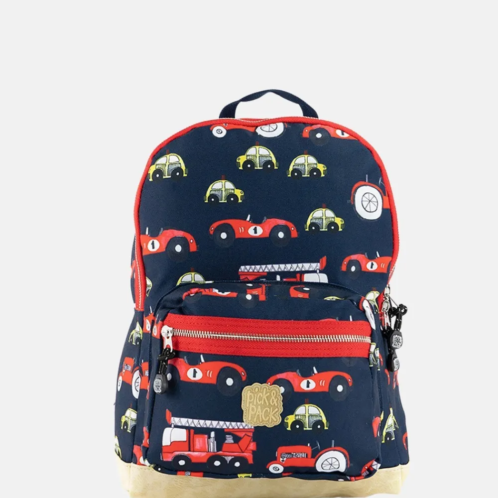 Kinderrugzakken Met Naam | Kinderrugzakken^Pick and Pack Pick & Pack Cars kinderrugzak M navy