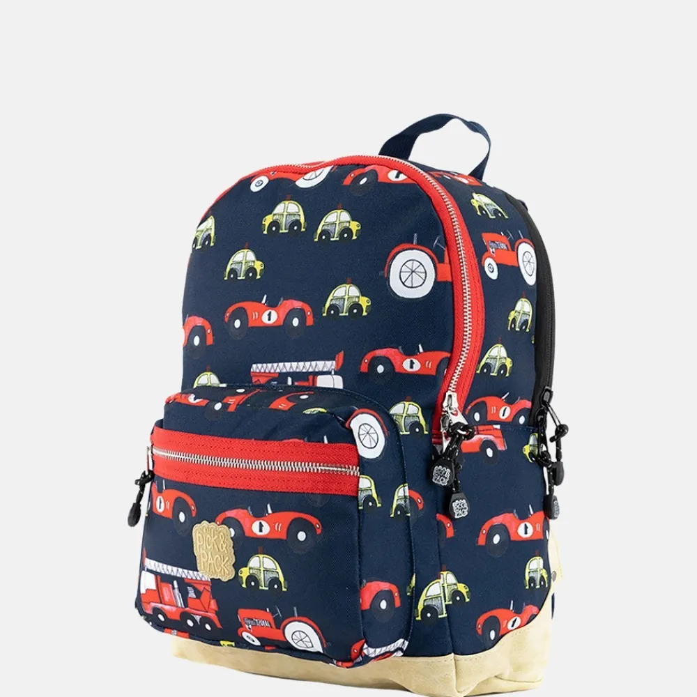 Kinderrugzakken Met Naam | Kinderrugzakken^Pick and Pack Pick & Pack Cars kinderrugzak M navy