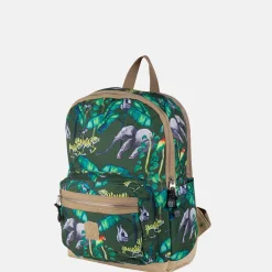 Kinderrugzakken Met Naam | Kinderrugzakken^Pick and Pack Pick & Pack Happy Jungle kinderrugzak M bamboo