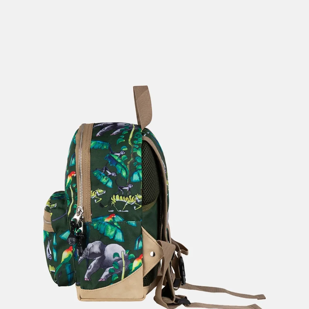 Kinderrugzakken Met Naam | Kinderrugzakken^Pick and Pack Pick & Pack Happy Jungle kinderrugzak S bamboo