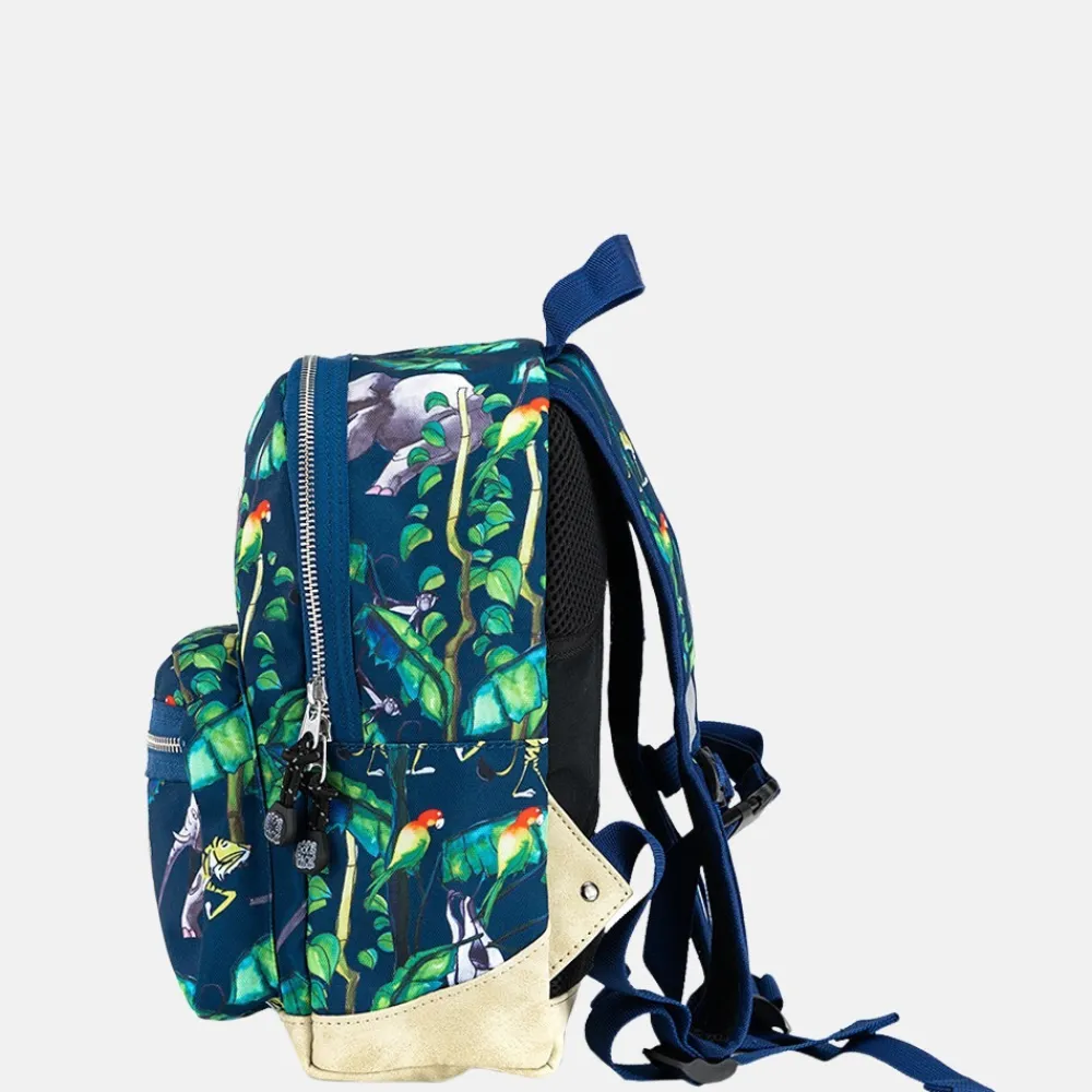 Kinderrugzakken Met Naam | Kinderrugzakken^Pick and Pack Pick & Pack Happy Jungle kinderrugzak S navy