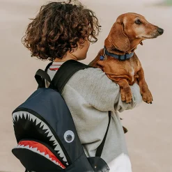 Kinderrugzakken Met Naam | Kinderrugzakken^Pick and Pack Pick & Pack Shark kinderrugzak M navy