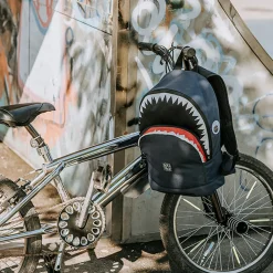 Kinderrugzakken Met Naam | Kinderrugzakken^Pick and Pack Pick & Pack Shark kinderrugzak M navy