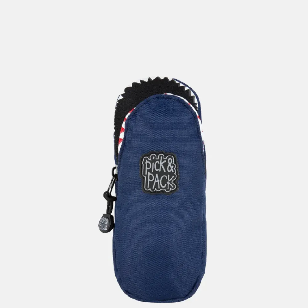 Etuis | School Accessoires^Pick and Pack Pick & Pack Shark shape pencase etui navy