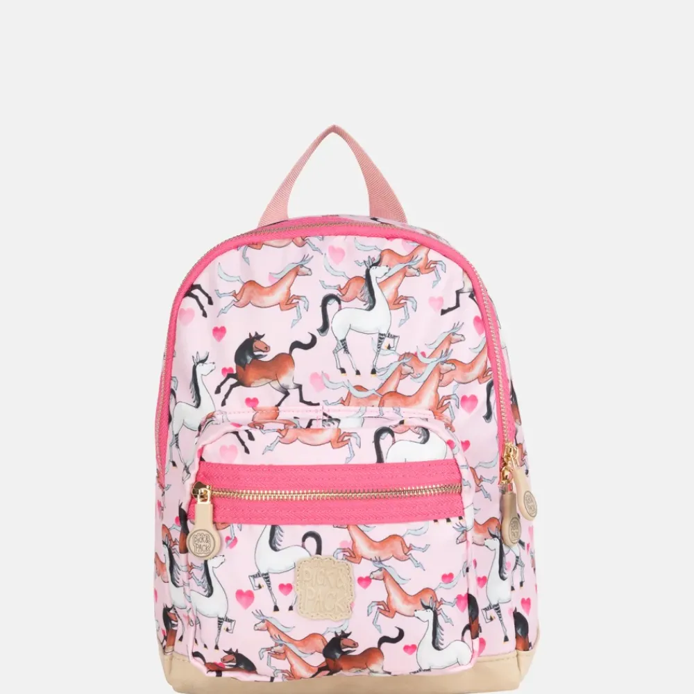 Kinderrugzakken Met Naam | Kinderrugzakken^Pick and Pack Magic Horses kinderrugzak S pink