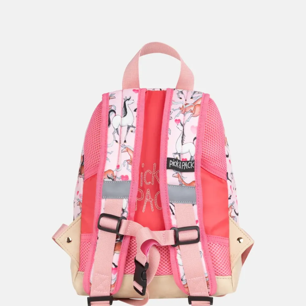 Kinderrugzakken Met Naam | Kinderrugzakken^Pick and Pack Magic Horses kinderrugzak S pink