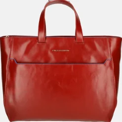 Schoolhandtassen | Dames Laptoptassen^Piquadro Blue Square laptopshopper 16 inch rosso