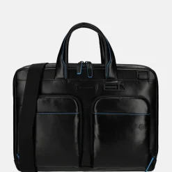 Heren Laptoptassen^Piquadro laptoptas 14 inch nero