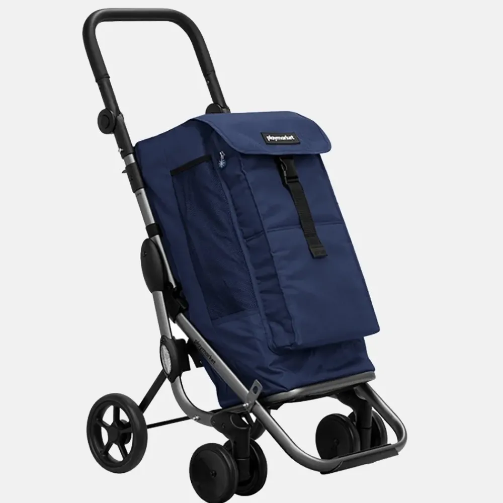 Boodschappentrolleys^Playmarket Go Up Premium boodschappentrolley blueberry