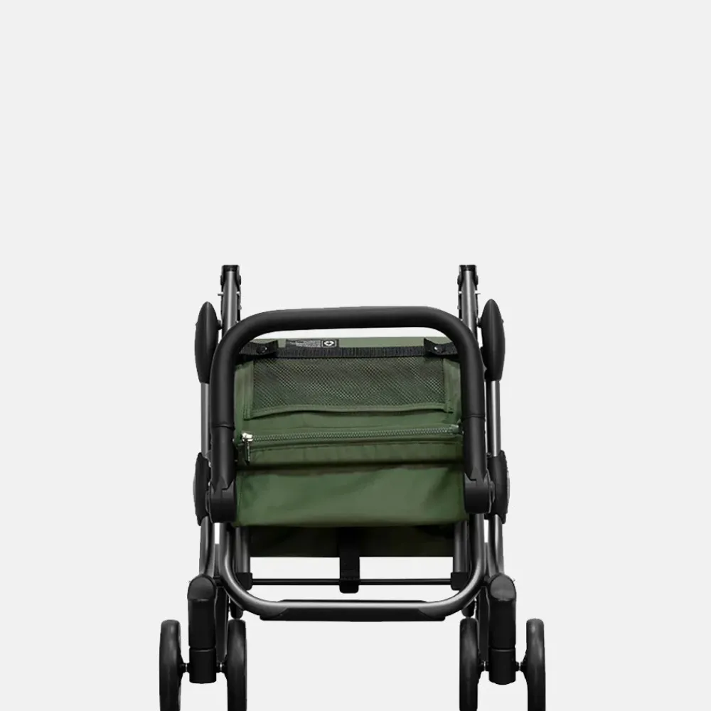 Boodschappentrolleys^Playmarket Go Up Premium boodschappentrolley olive