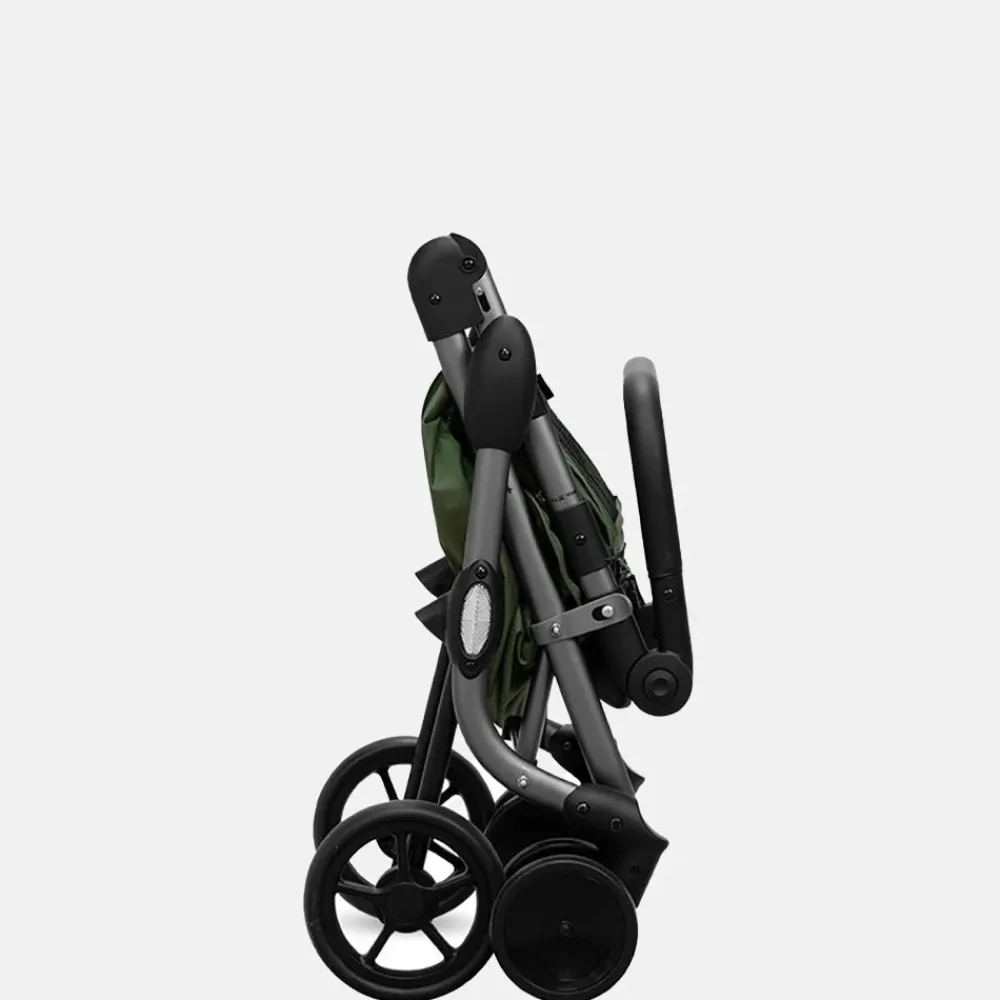 Boodschappentrolleys^Playmarket Go Up Premium boodschappentrolley olive
