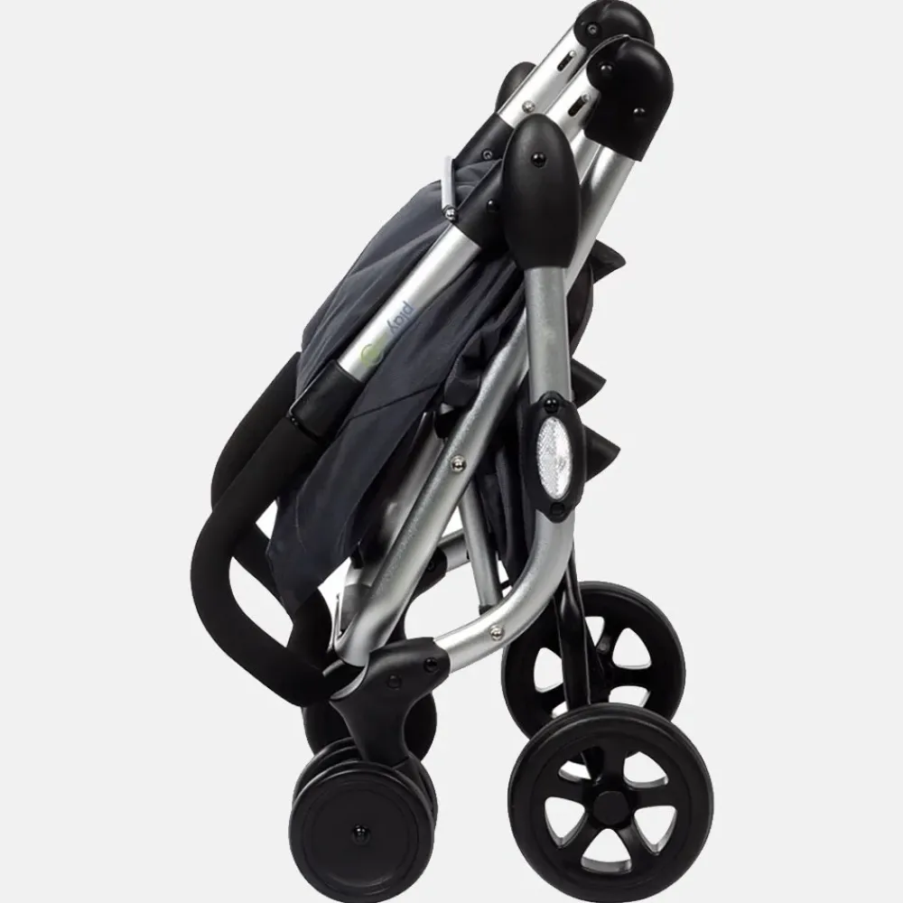 Boodschappentrolleys^Playmarket Playcare boodschappentrolley gris marengo