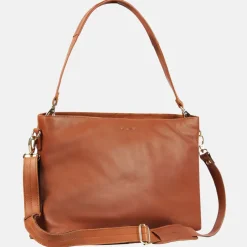 Dames Laptoptassen^Plevier Millau laptoptas 15 inch cognac