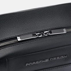 Toilettassen^Porsche Design Roadster toilettas met haak leer black