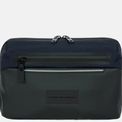 Toilettassen^Porsche Design Urban Eco toilettas L dark blue