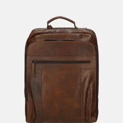 Laptop Rugzakken^Pylos 59 Sarda laptoprugzak brandy