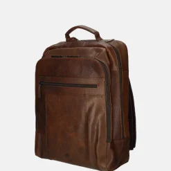 Laptop Rugzakken^Pylos 59 Sarda laptoprugzak brandy