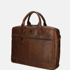 Heren Laptoptassen | Dames Laptoptassen^Pylos 59 Sarda laptoptas 15 inch brandy