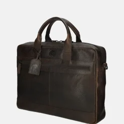 Heren Laptoptassen | Dames Laptoptassen^Pylos 59 Sarda laptoptas 15 inch dark brown