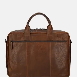Heren Laptoptassen | Dames Laptoptassen^Pylos 59 Sarda laptoptas 15 inch brandy