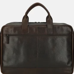 Heren Laptoptassen | Dames Laptoptassen^Pylos 59 Sarda laptoptas 17 inch dark brown