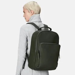 Vrijetijd Rugzakken | School Rugzakken^Rains Book rugzak large 15 inch green