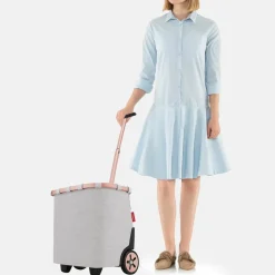 Boodschappentrolleys^Reisen thel Carrycruiser boodschappentrolley twist sky rose
