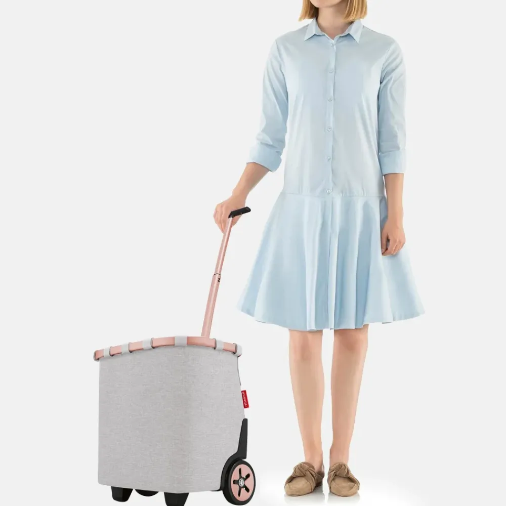 Boodschappentrolleys^Reisen thel Carrycruiser boodschappentrolley twist sky rose