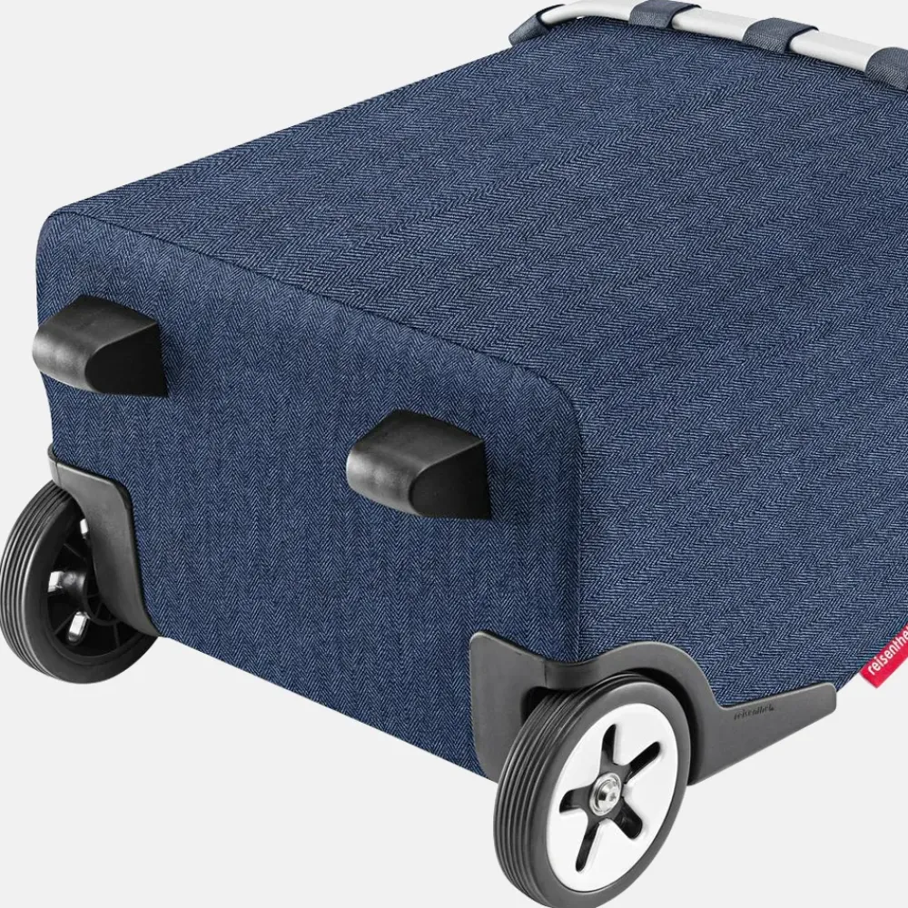Boodschappentrolleys^Reisen thel Carrycruiser boodschappentrolley herringbone dark blue