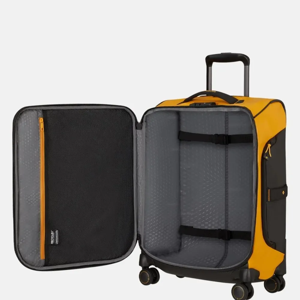 Handbagage Tassen | Reistassen Op Wielen^Samsonite Ecodiver handbagage koffer 55 cm TSA yellow