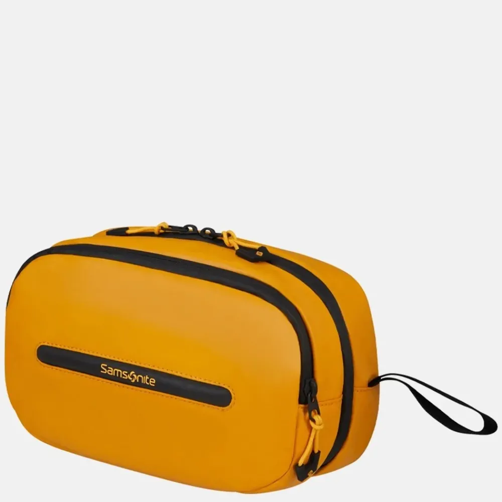 Toilettassen^Samsonite Ecodiver toilettas yellow