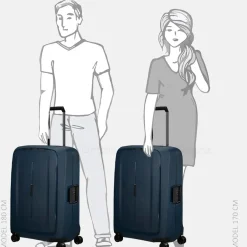 Reiskoffers^Samsonite Essens koffer 75 cm Midnight Blue