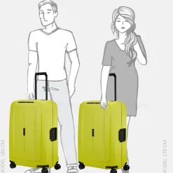 Reiskoffers^Samsonite Essens reiskoffer 75 cm lime