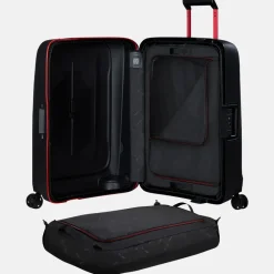 Reiskoffers^Samsonite Essens reiskoffer 69 cm charcoal/red