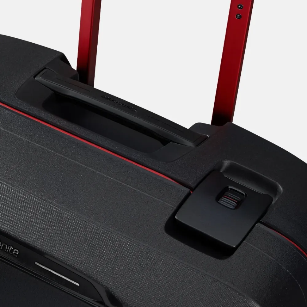 Reiskoffers^Samsonite Essens reiskoffer 69 cm charcoal/red