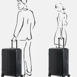 Reiskoffers^Samsonite Lite-Box Alu spinner 69 cm black