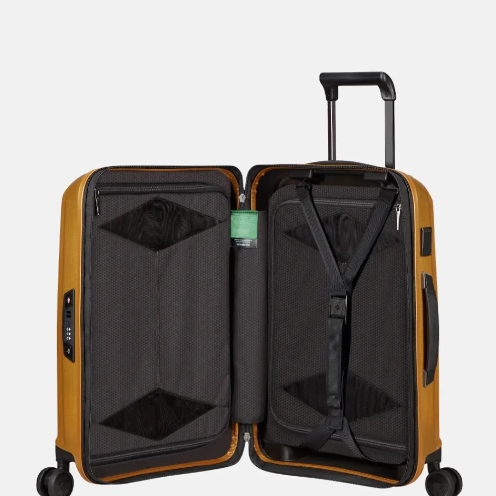 Handbagage Koffers^Samsonite Major-Lite handbagage koffer 55 cm Saffron Yellow