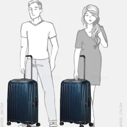 Reiskoffers^Samsonite Major-Lite koffer 69 cm Midnight Blue