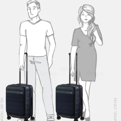 Handbagage Koffers^Samsonite Neopod handbagage koffer 55 cm midnight blue