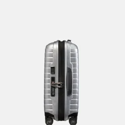 Handbagage Koffers^Samsonite Proxis expandable handbagage spinner 55 cm silver