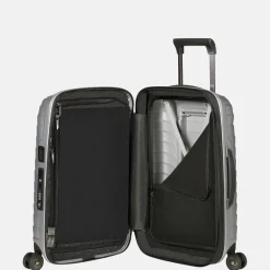 Handbagage Koffers^Samsonite Proxis expandable handbagage koffer 55 cm silver