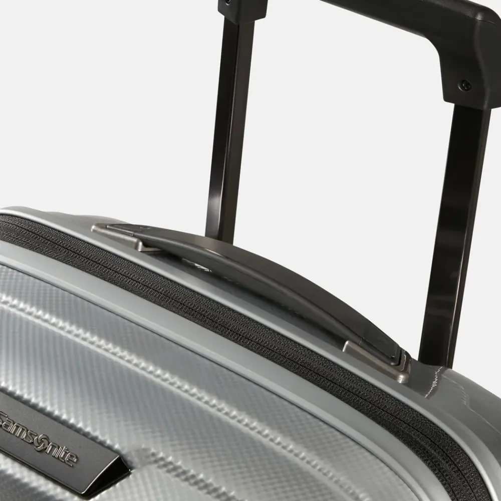 Handbagage Koffers^Samsonite Proxis expandable handbagage koffer 55 cm silver