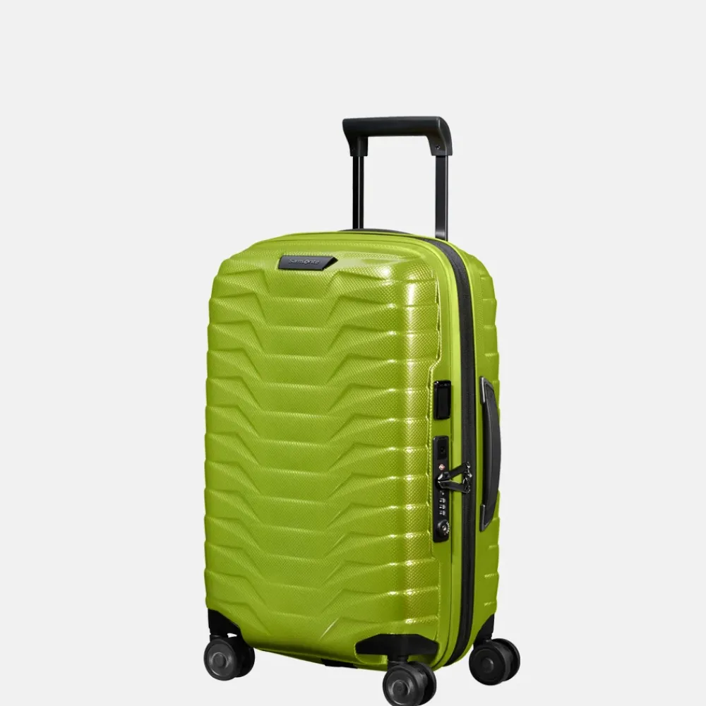 Handbagage Koffers^Samsonite Proxis expandable handbagage koffer 55 cm lime