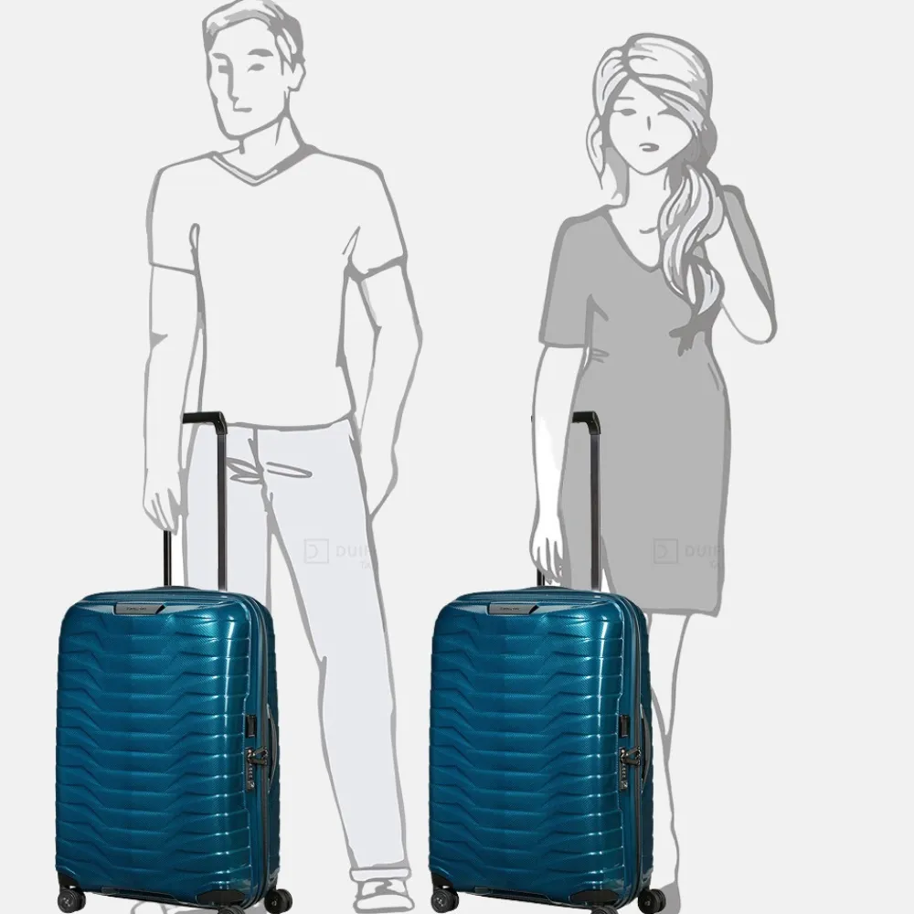 Reiskoffers^Samsonite Proxis spinner 69 cm petrol blue